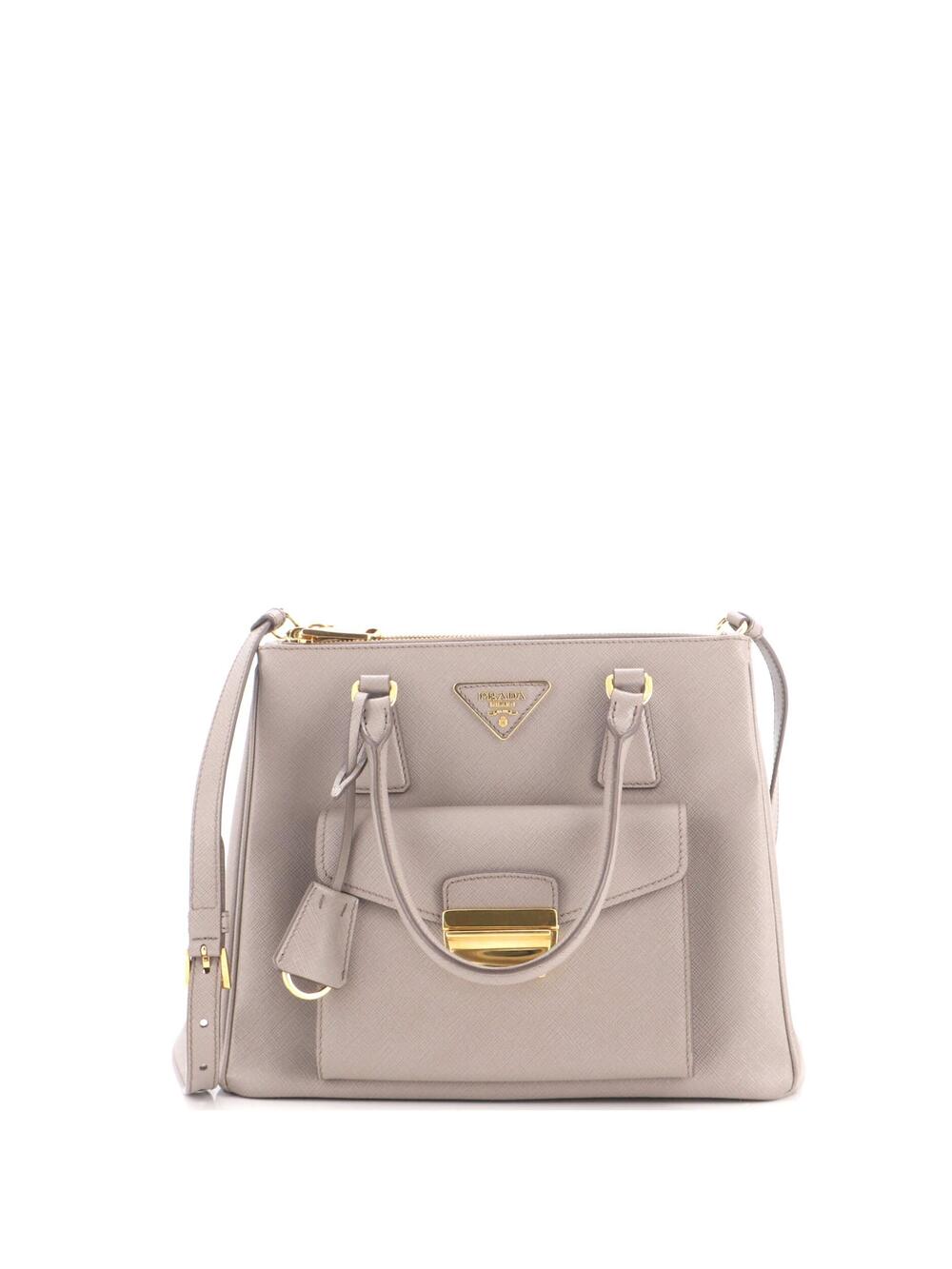 Prada Front Pocket Double Zip Lux Tote #356507P10B
